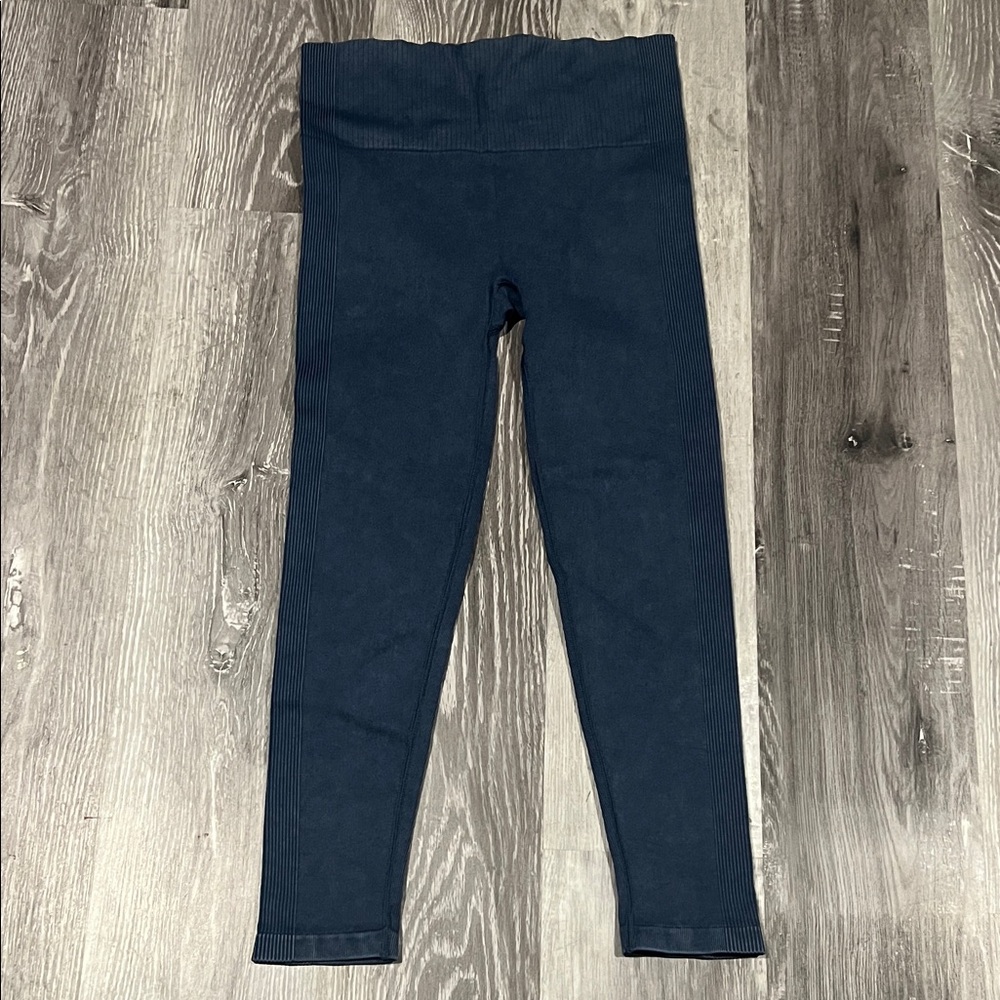Spanx navy leggings